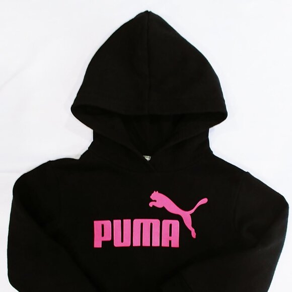 Puma Black Logo Hoodie Size 3T - Picture 4 of 8